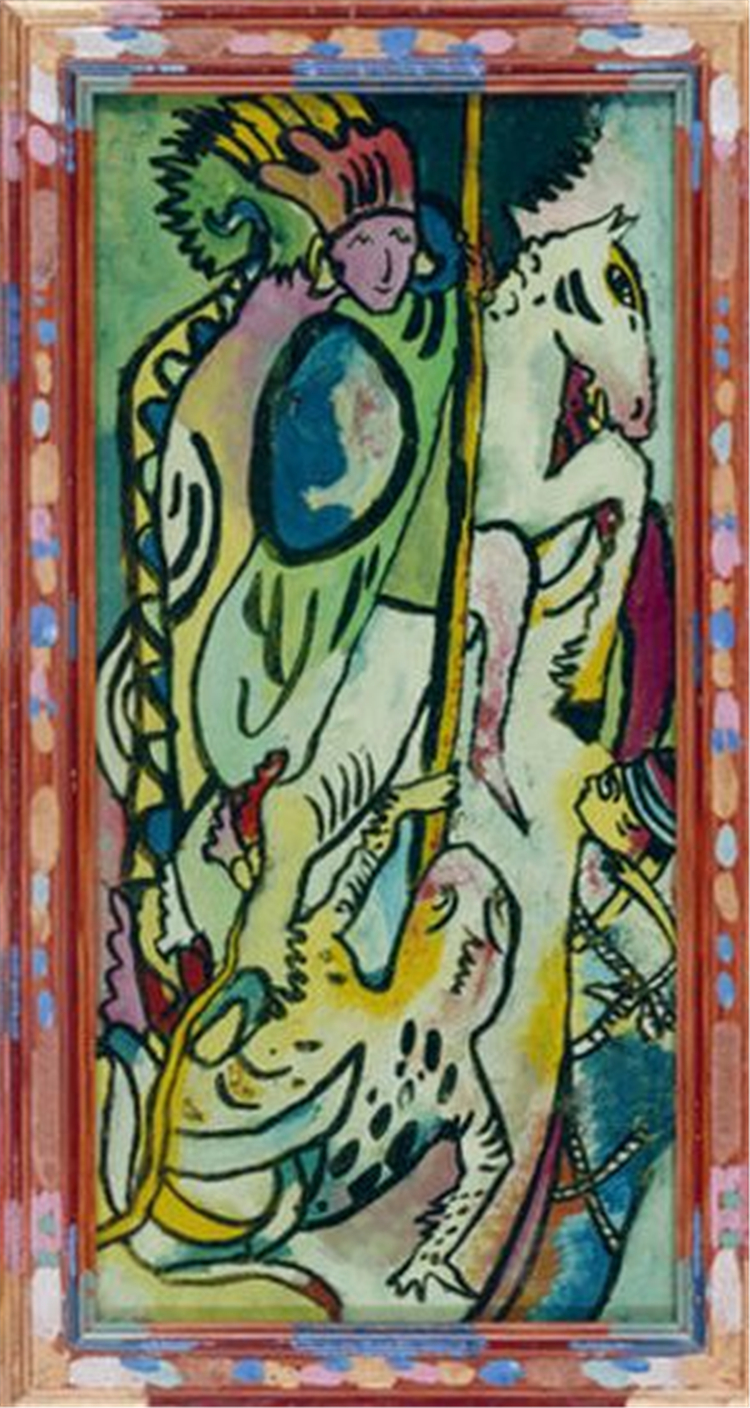 Saint George Ii 1911 Wassily Kandinsky Abstract Oil Painting